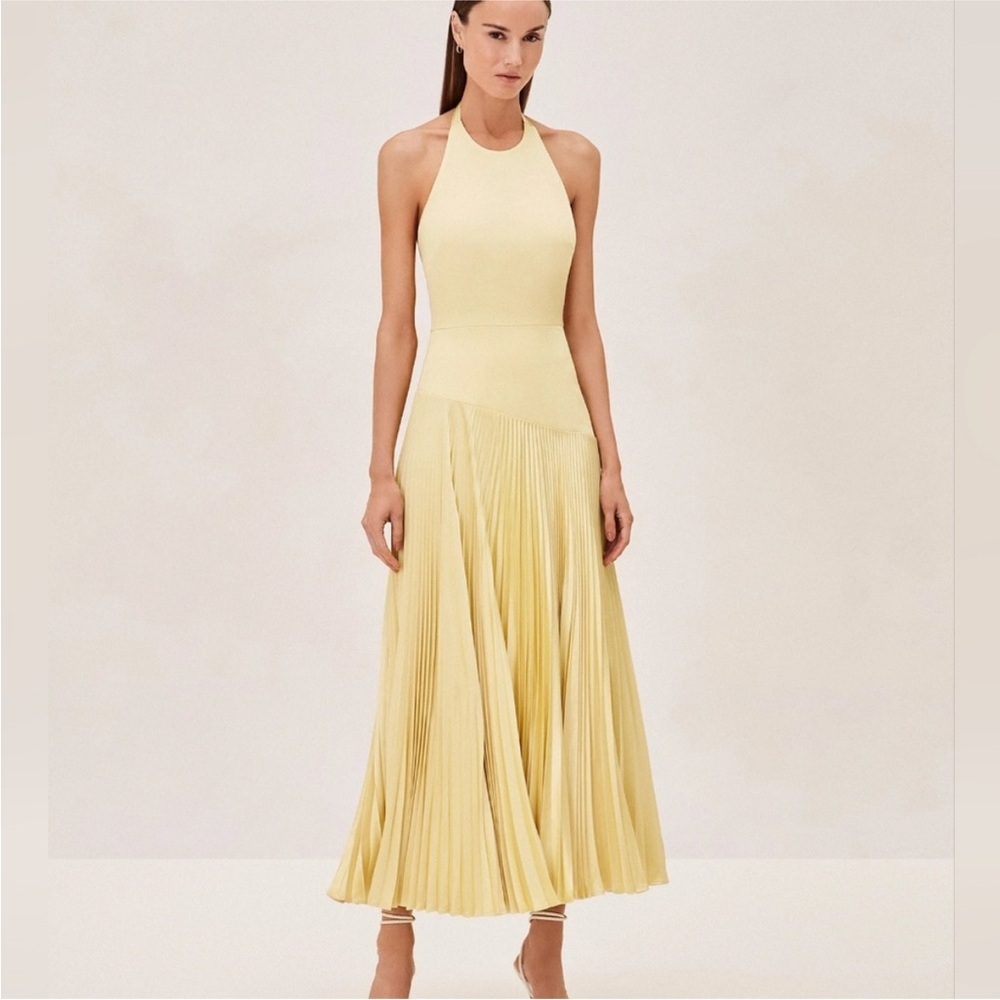 ALEXIS SAAB DRESS GOWN sunshine yellow